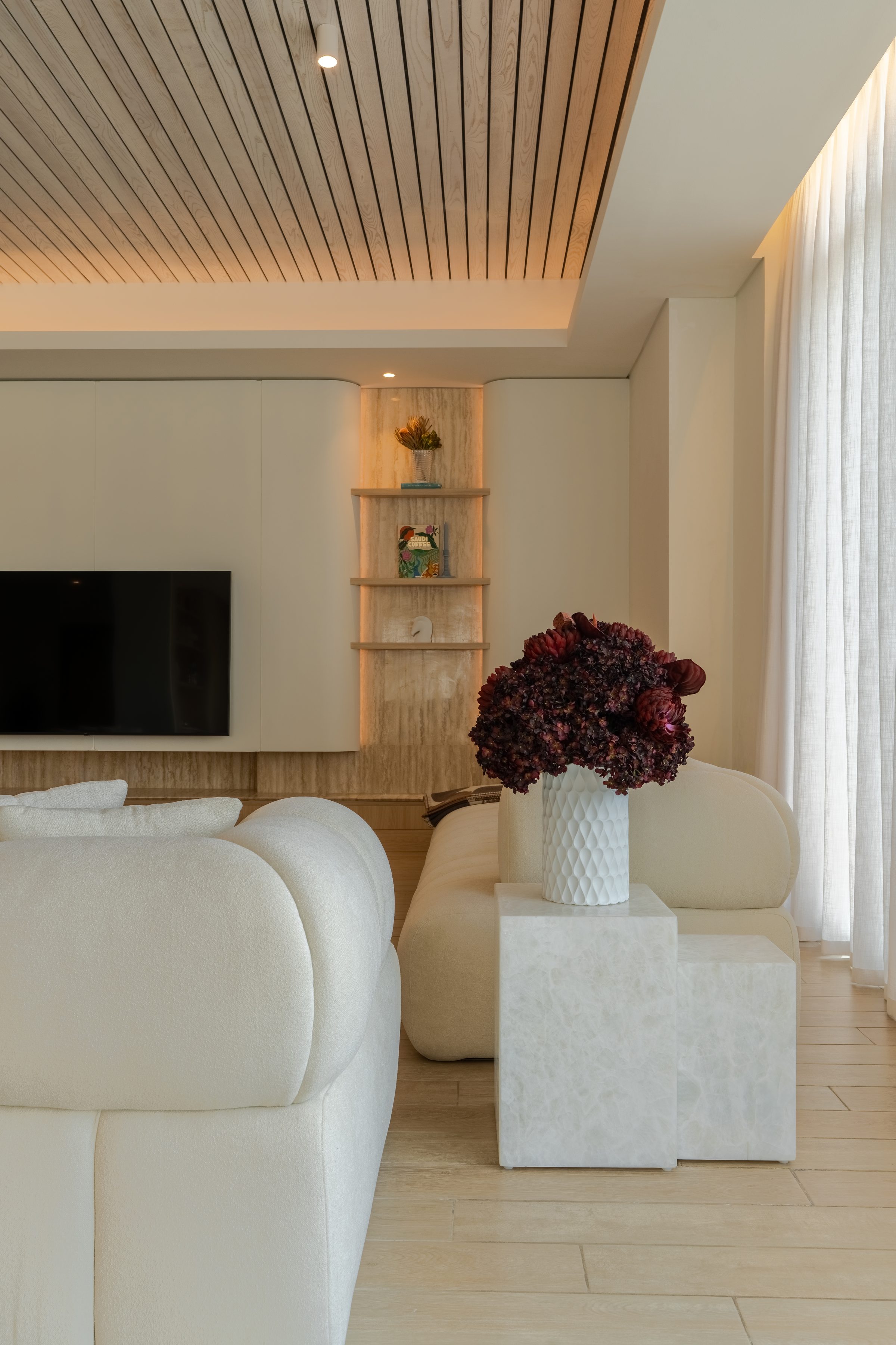 Yas Island Beach House — living room